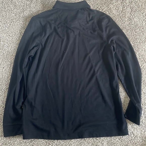 Tasso Elba Supima Long Sleeve Cotton Polo - Picture 7 of 7